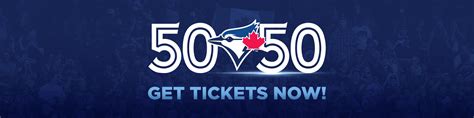 50/50 tickets blue jays